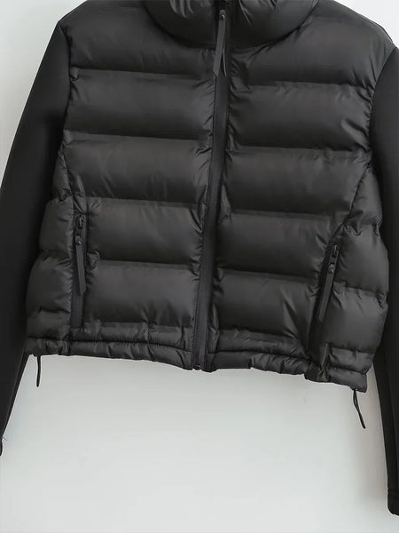 Chaqueta corta de algodón moderna y versátil