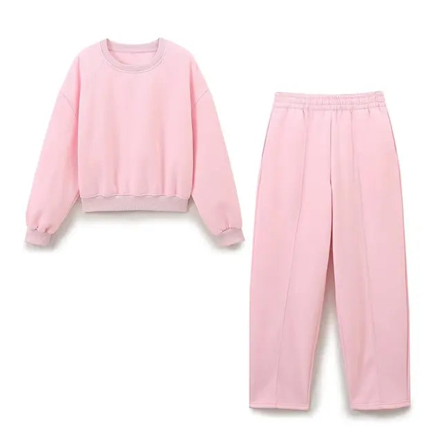 Conjunto de sudadera de manga larga y pantalones de chándal