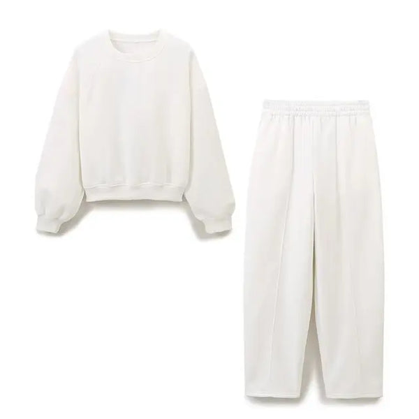 Conjunto de sudadera de manga larga y pantalones de chándal