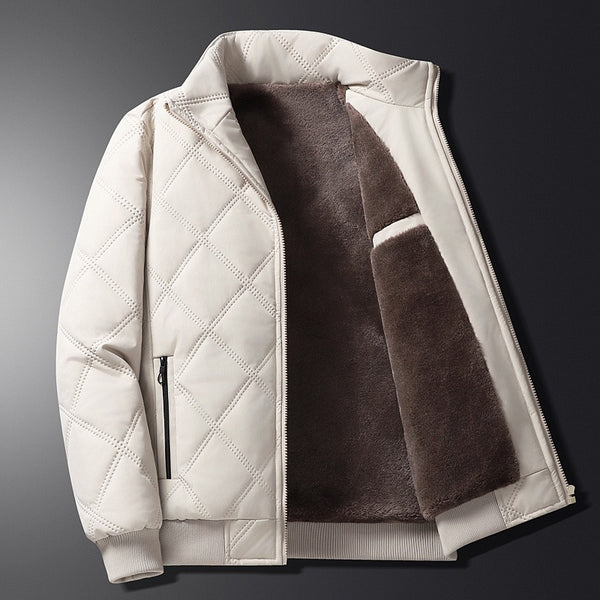 Chaqueta casual de algodón y cortavientos para hombre