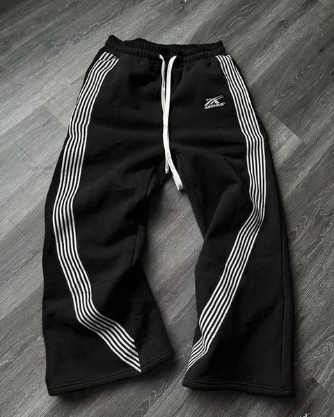 Pantalones de chándal con cordón de jogging de alta calidad holgados