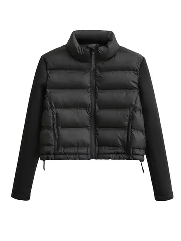 Chaqueta corta de algodón moderna y versátil