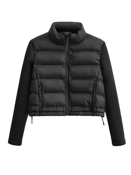 Chaqueta corta de algodón moderna y versátil