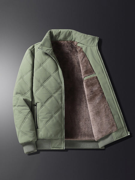Chaqueta casual de algodón y cortavientos para hombre