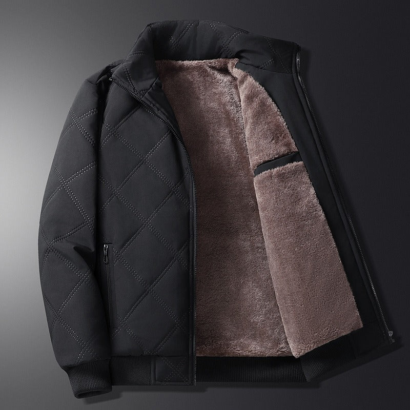 Chaqueta casual de algodón y cortavientos para hombre