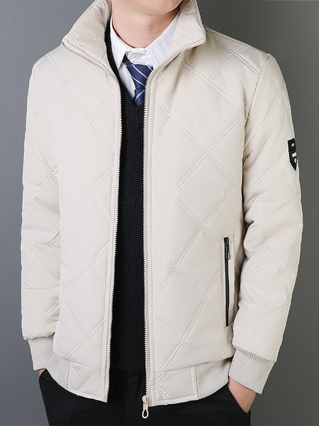 Chaqueta casual de algodón y cortavientos para hombre