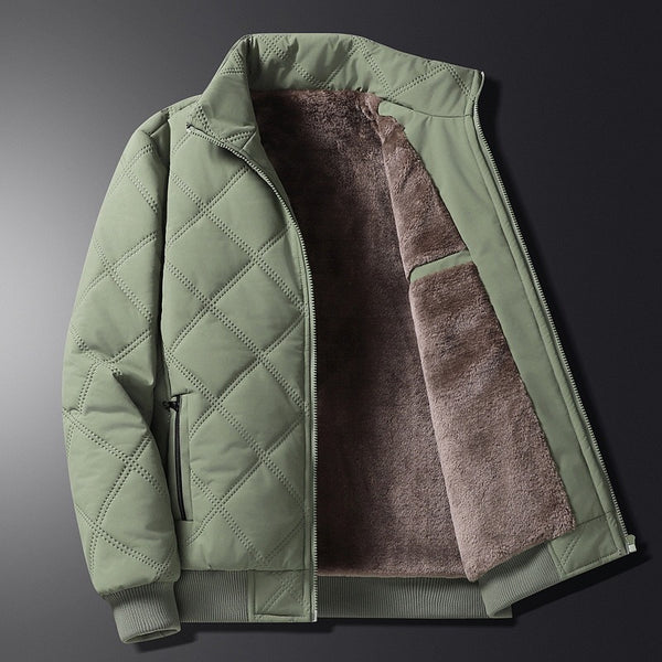 Chaqueta casual de algodón y cortavientos para hombre