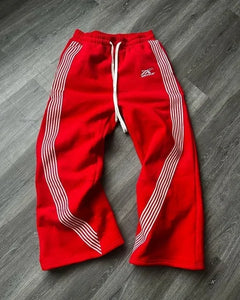Pantalones de chándal con cordón de jogging de alta calidad holgados