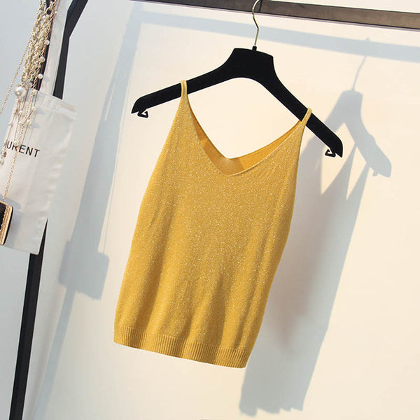 Top de tirantes cuello en V