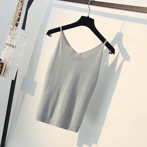 Top de tirantes cuello en V