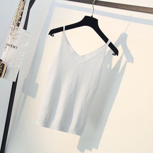 Top de tirantes cuello en V