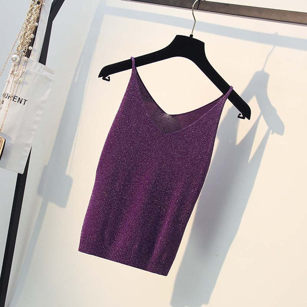 Top de tirantes cuello en V