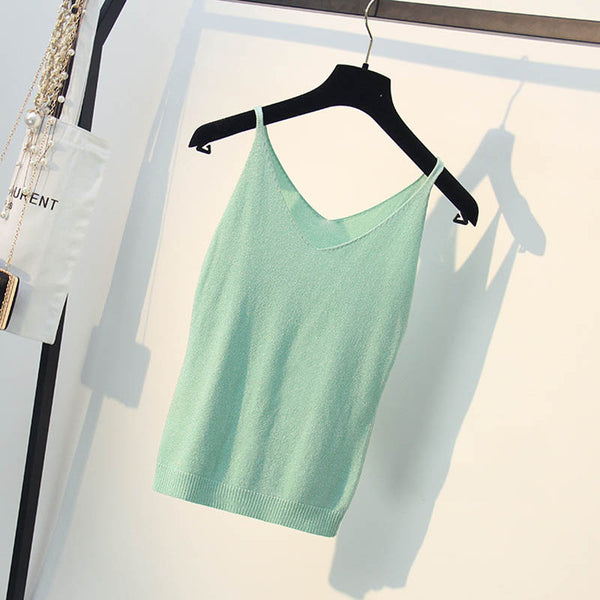 Top de tirantes cuello en V