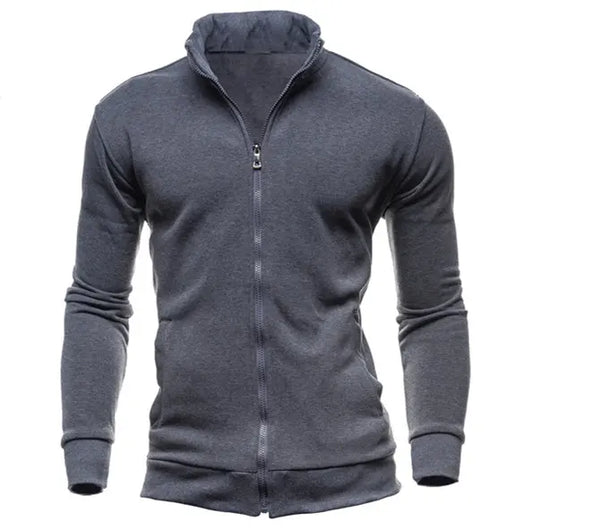 MRMT 2026 Brand New Men's No Hoodies Sweatshirts Zipper Stand Collar Men Sweatshirts For Male No Hooded Sweatshirt Man Pullover - funny happy kids