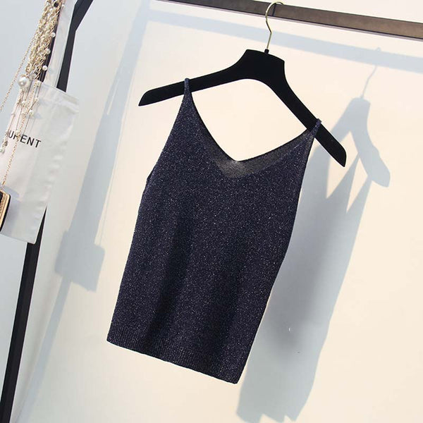 Top de tirantes cuello en V