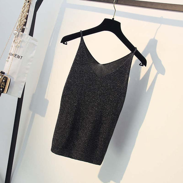 Top de tirantes cuello en V