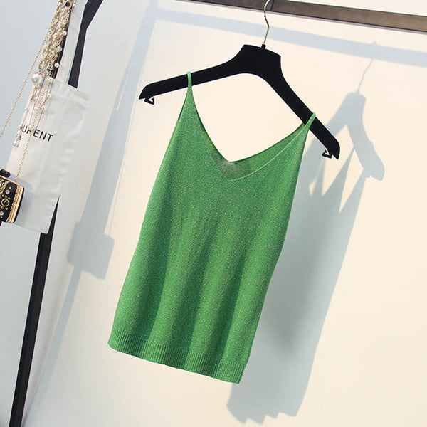 Top de tirantes cuello en V