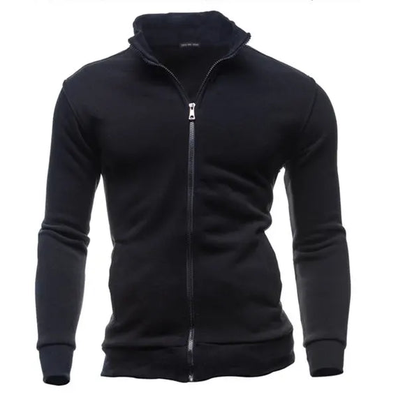 MRMT 2026 Brand New Men's No Hoodies Sweatshirts Zipper Stand Collar Men Sweatshirts For Male No Hooded Sweatshirt Man Pullover - funny happy kids