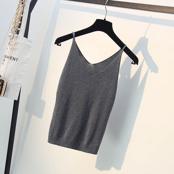 Top de tirantes cuello en V
