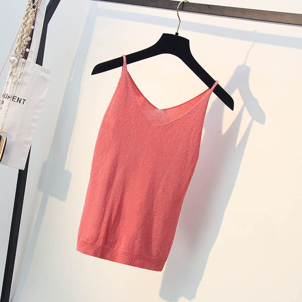 Top de tirantes cuello en V