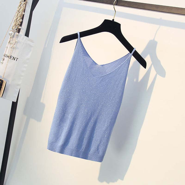 Top de tirantes cuello en V