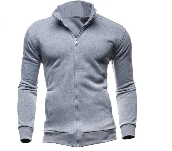 MRMT 2026 Brand New Men's No Hoodies Sweatshirts Zipper Stand Collar Men Sweatshirts For Male No Hooded Sweatshirt Man Pullover - funny happy kids