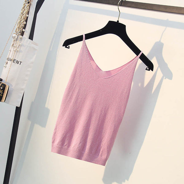 Top de tirantes cuello en V