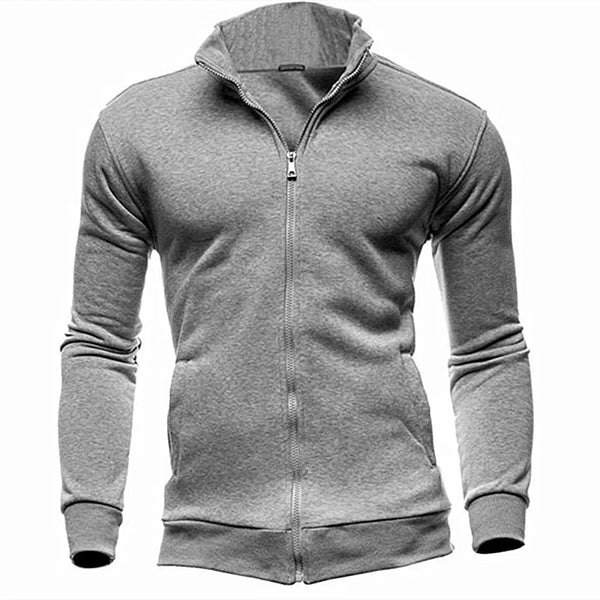 MRMT 2026 Brand New Men's No Hoodies Sweatshirts Zipper Stand Collar Men Sweatshirts For Male No Hooded Sweatshirt Man Pullover - funny happy kids