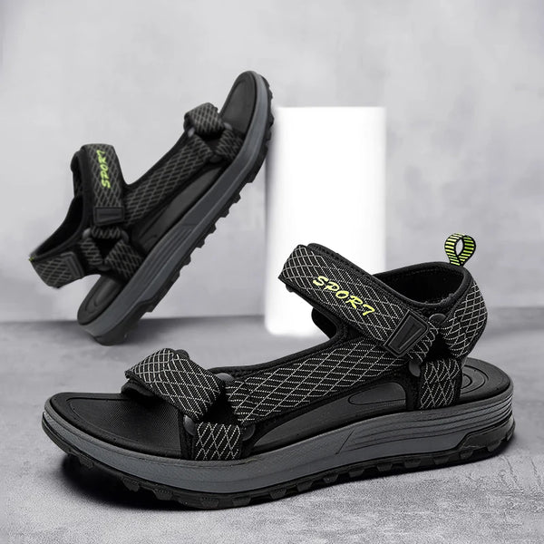 Summer Men Sandals Fashion Leisure Beach Holiday Sandals for Mens Lightweight Shoes New Outdoor Comfortable Casual Sandals - funny happy kids