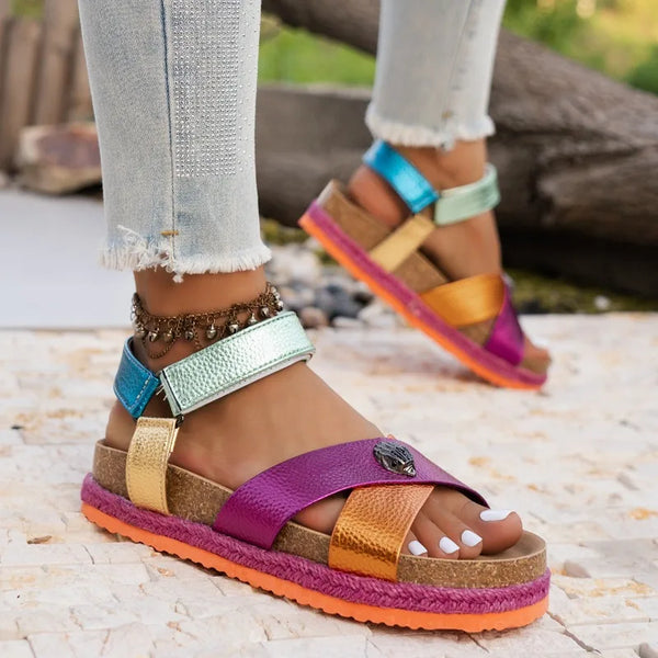 Sandalias de mujer - funny happy kids