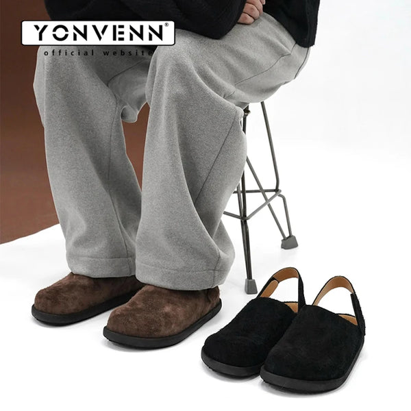 Sandalias zuecos para hombre - funny happy kids