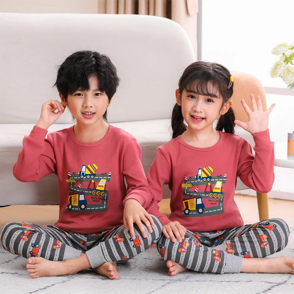 Pijamas de niños y niñas - funny happy kids