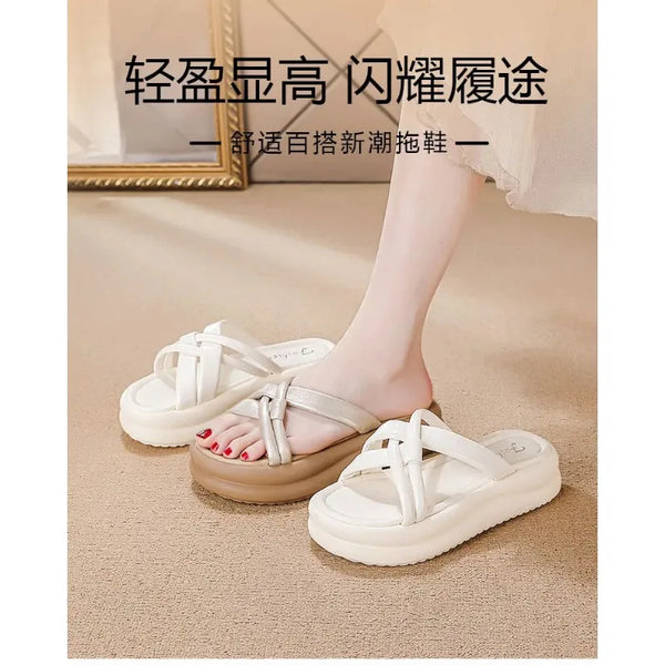 Sandalias de plataforma para mujer - funny happy kids