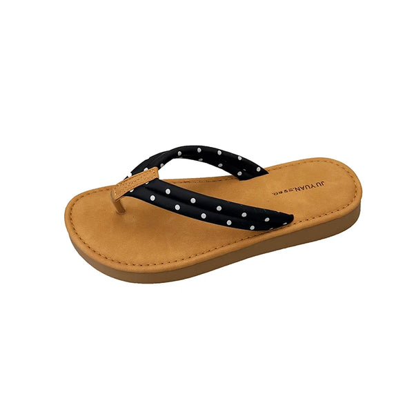 Women's Sandals Summer New Beach Flat Shoes Casual Comfortable Non-Slip Wear-Resistant Slippers Zapatillas Mujer - funny happy kids