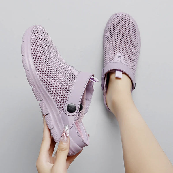 Sandalis de verano para mujer - funny happy kids