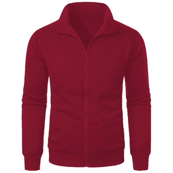 MRMT 2026 Brand New Men's No Hoodies Sweatshirts Zipper Stand Collar Men Sweatshirts For Male No Hooded Sweatshirt Man Pullover - funny happy kids