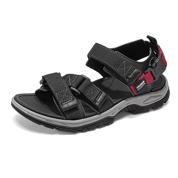 Summer Men's Sandals Trendy Casual Outdoor Sport Shoes for Holidays Beach Breathable Wear-Resistant Hiking & Walking Sandals - funny happy kids