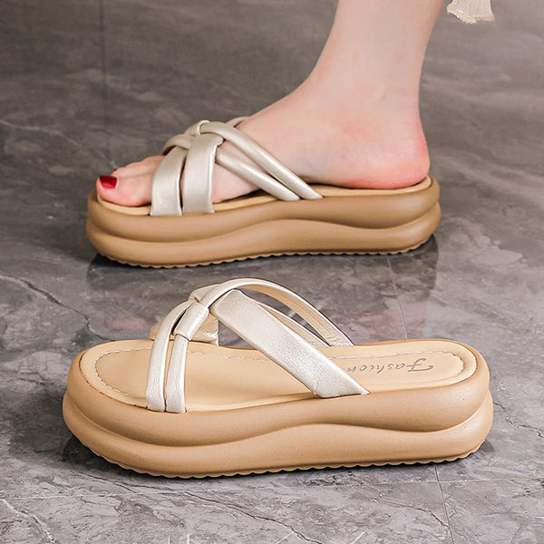 Summer New Arrival Sandals Slides Fashion Breathable Non-slip Lightweight Casual Indoor Outdoor Beach Daily Slippers - funny happy kids