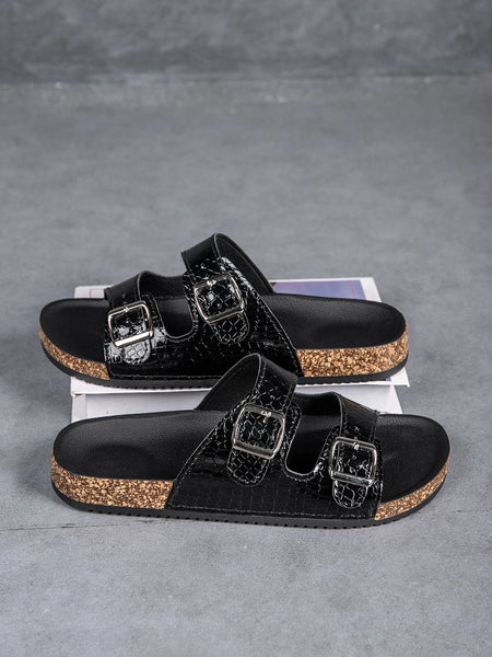 Sandalias de verano para hombre, 2 tiras - funny happy kids
