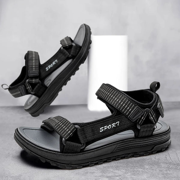 Summer Men Sandals Fashion Leisure Beach Holiday Sandals for Mens Lightweight Shoes New Outdoor Comfortable Casual Sandals - funny happy kids