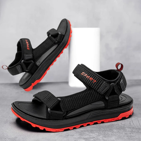 Summer Men Sandals Fashion Leisure Beach Holiday Sandals for Mens Lightweight Shoes New Outdoor Comfortable Casual Sandals - funny happy kids