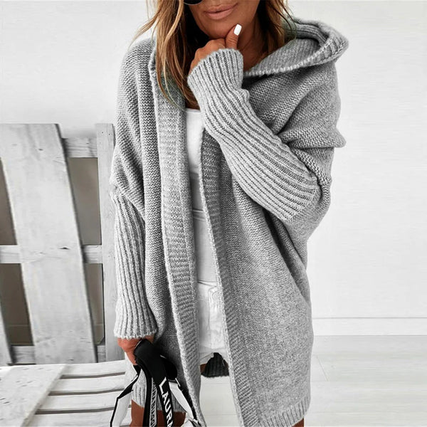 Oversized Cardigan Women Fashion Hoodies Coat Long Sleeve Sweaters For Women Elegant Patchwork Print Coat 2023 - funny happy kids