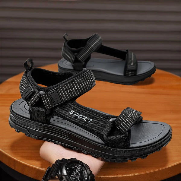 Summer Men Sandals Fashion Leisure Beach Holiday Sandals for Mens Lightweight Shoes New Outdoor Comfortable Casual Sandals - funny happy kids