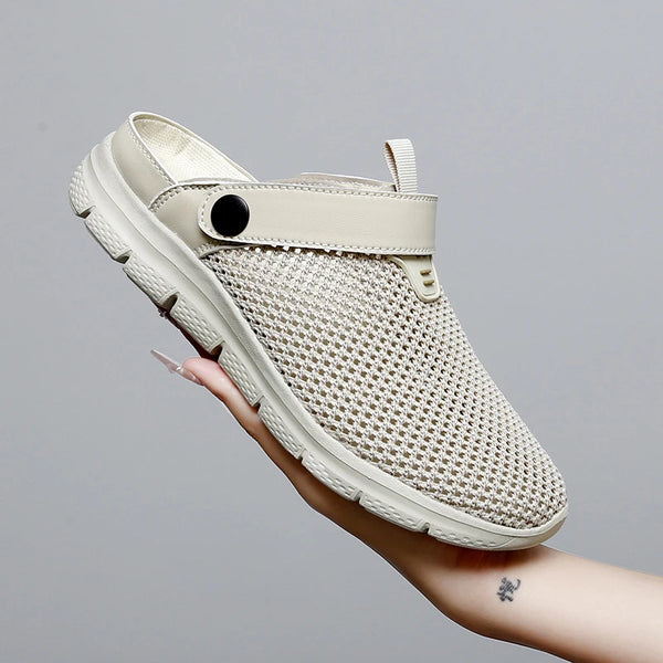 Summer Sandals for Women Breathable Beach Sandals Slippers Fashion Garden Clog Aqua Shoes Trekking Wading Shoes Plus Size 35-44 - funny happy kids