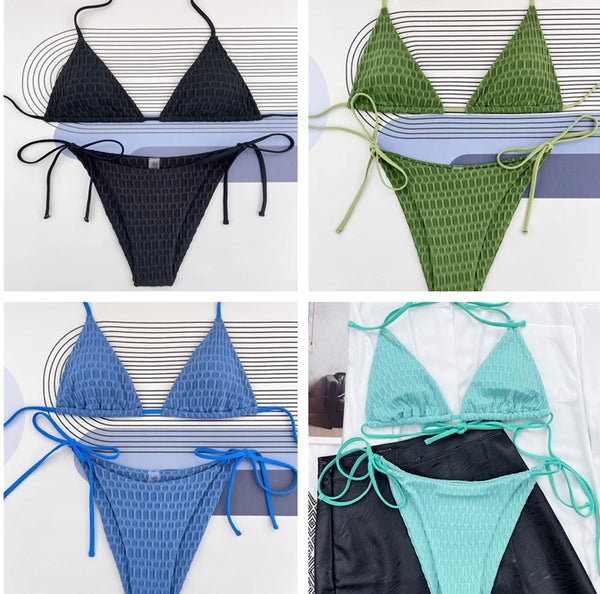 9Color Sexy Women Swimsuit Biquini Push Up Bikini Lace Swimwear Female Summer Beach Bathing  Traje De Bano Mujer Badpak Monokini - funny happy kids