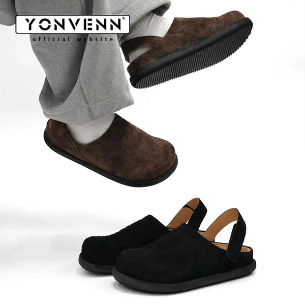 Sandalias zuecos para hombre - funny happy kids