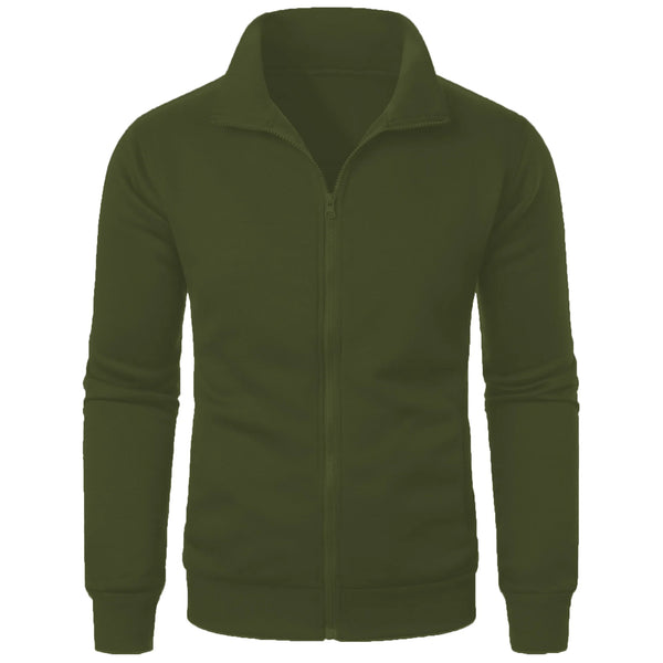 MRMT 2026 Brand New Men's No Hoodies Sweatshirts Zipper Stand Collar Men Sweatshirts For Male No Hooded Sweatshirt Man Pullover - funny happy kids