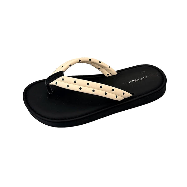 Sandalias de tiras para mujer flip flops - funny happy kids