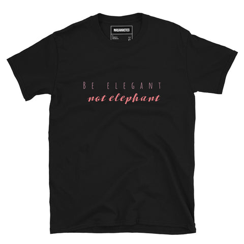 Camiseta de manga corta unisex ELEPHANT