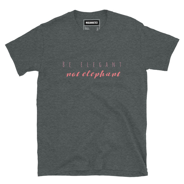 Camiseta de manga corta unisex ELEPHANT